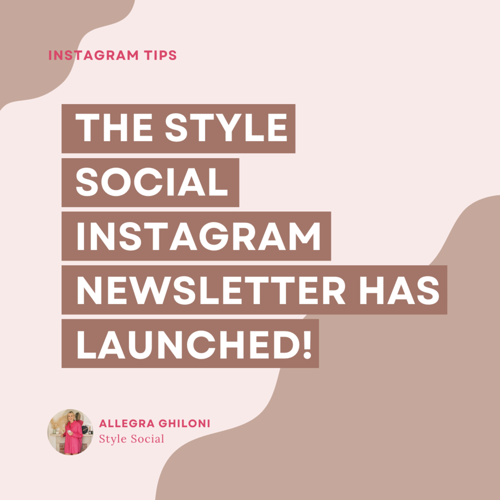 The Style Social Newsletter Has Launched!